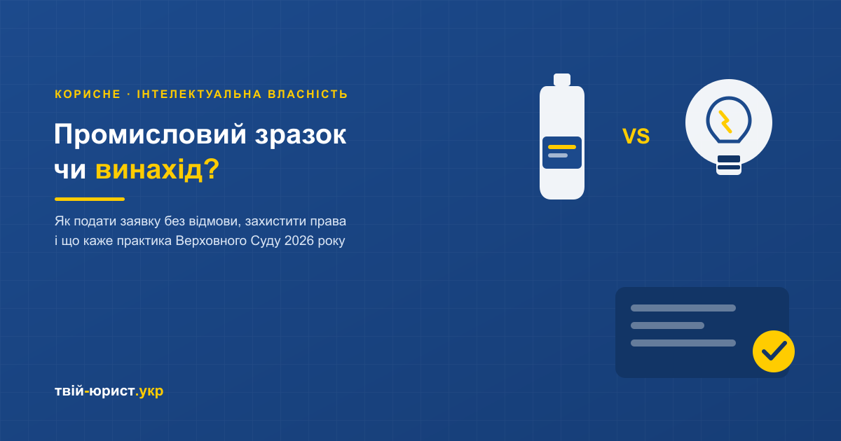 Промисловий зразок і винахід — у чому різниця